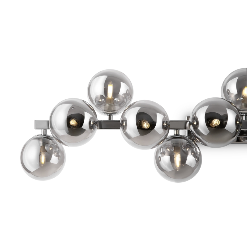 Maytoni MOD547WL-13CH - Væglampe DALLAS 13xG9/28W/230V røgfarvet