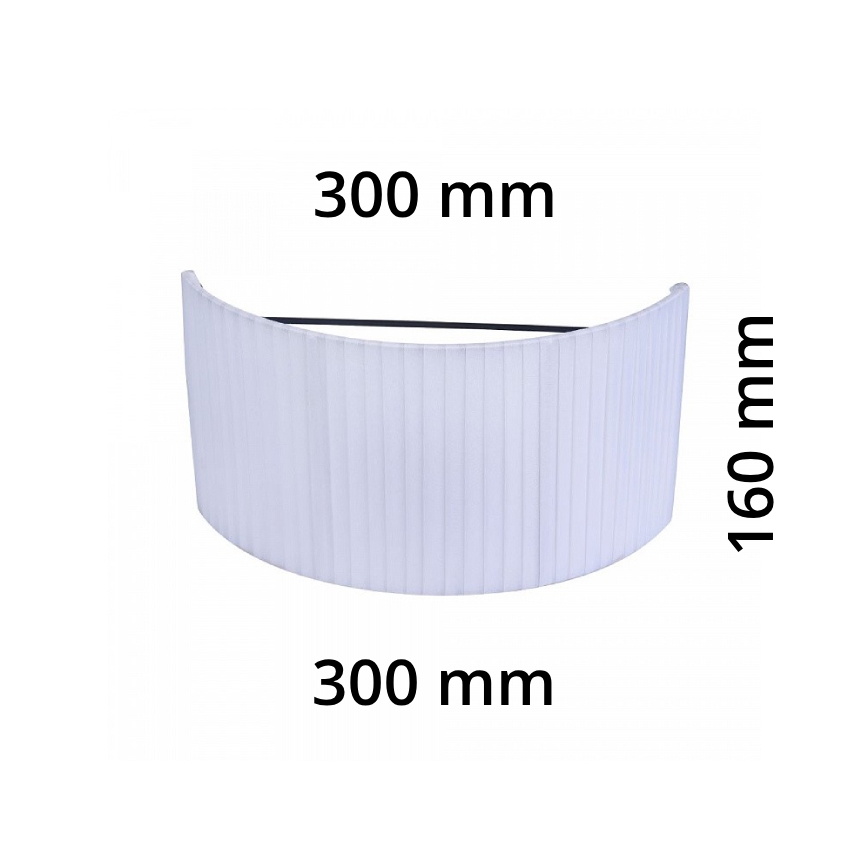Maytoni MOD974-WLShade-White - Lampeskærm til væglampe TORONTO hvid E27 300x160 mm