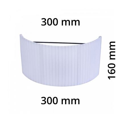 Maytoni MOD974-WLShade-White - Skærm til væglampe TORONTO hvid E27 300x160 mm