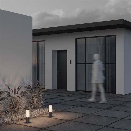 Maytoni O418FL-01GR - Udendørslampe WILLIS 1xE27/60W/230V 30 cm IP54 antracit