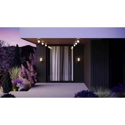 Maytoni O418WL-01B - Udendørs væglampe WILLIS 1xE27/60W/230V IP54 sort