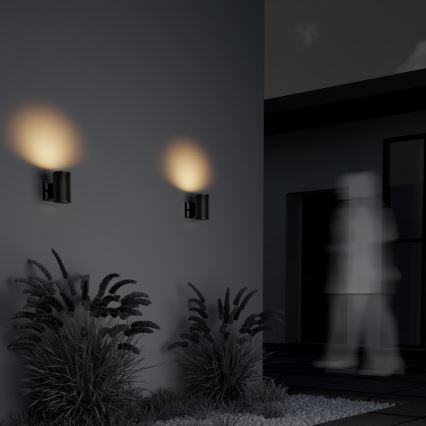 Maytoni O419WL-01B - Udendørs væglampe RANDO 1xE27/60W/230V IP54 sort