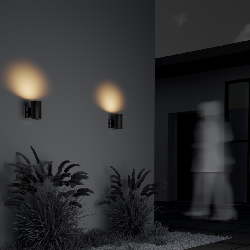 Maytoni O419WL-01B - Udendørs væglampe RANDO 1xE27/60W/230V IP54 sort