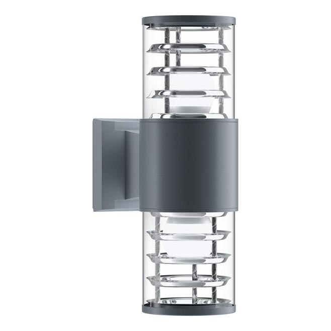 Maytoni O576WL-02GR - Udendørs væglampe BRONX 2xE27/60W/230V IP54 antracit