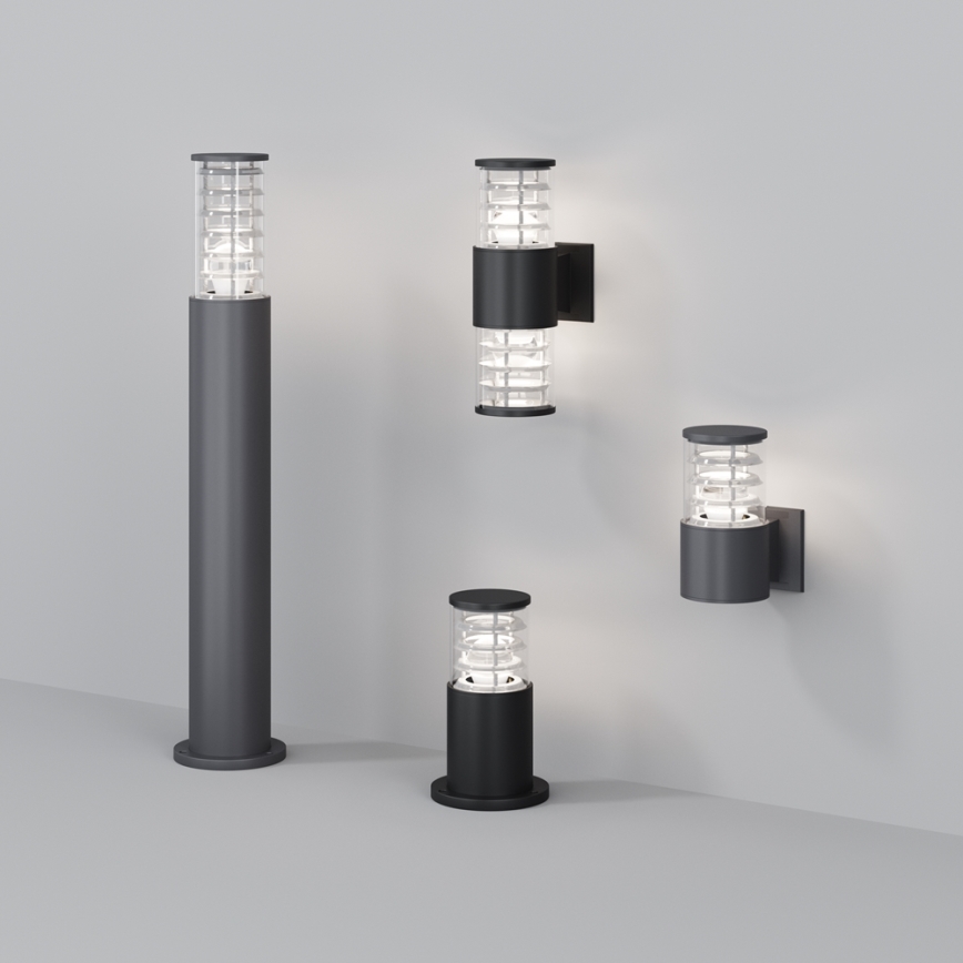 Maytoni O576WL-02GR - Udendørs væglampe BRONX 2xE27/60W/230V IP54 antracit