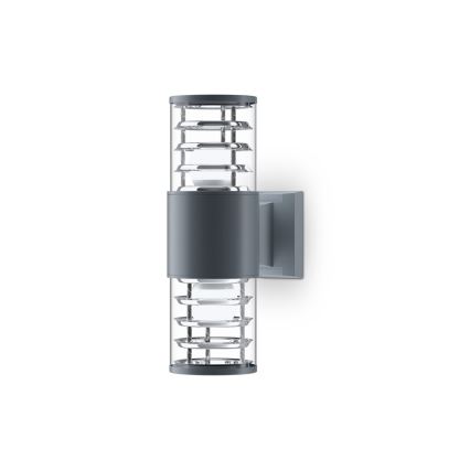 Maytoni O576WL-02GR - Udendørs væglampe BRONX 2xE27/60W/230V IP54 antracit