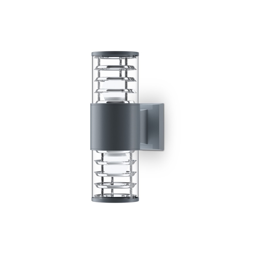 Maytoni O576WL-02GR - Udendørs væglampe BRONX 2xE27/60W/230V IP54 antracit