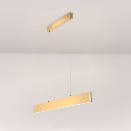 Maytoni P010PL-L23G3K - LED pendel STEP LED/23W/230V 3000K 91 cm guldfarvet