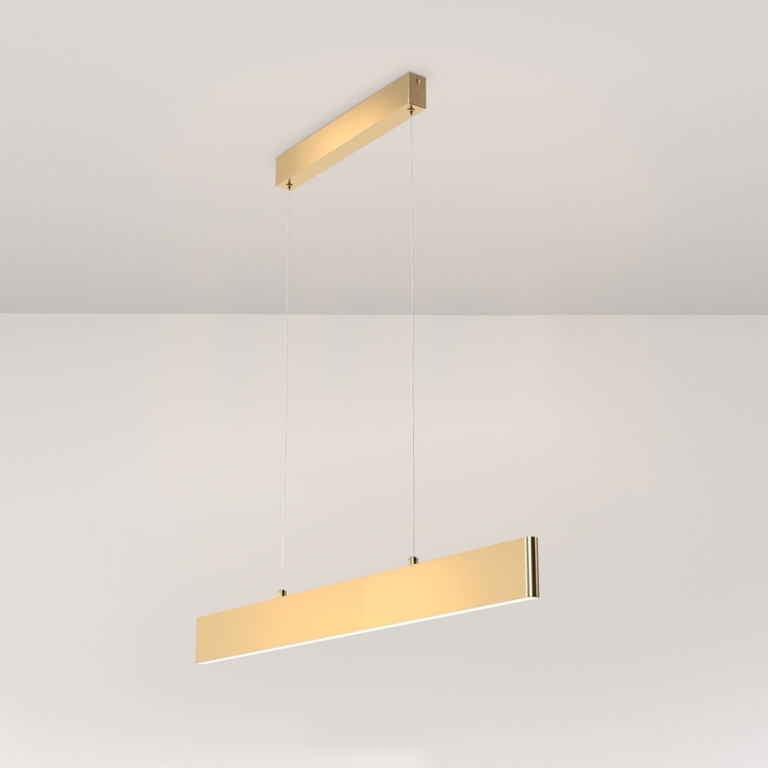 Maytoni P010PL-L23G3K - LED pendel STEP LED/23W/230V 3000K 91 cm guldfarvet