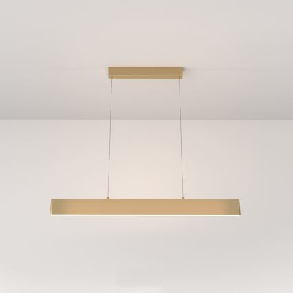 Maytoni P010PL-L23G3K - LED pendel STEP LED/23W/230V 3000K 91 cm guldfarvet