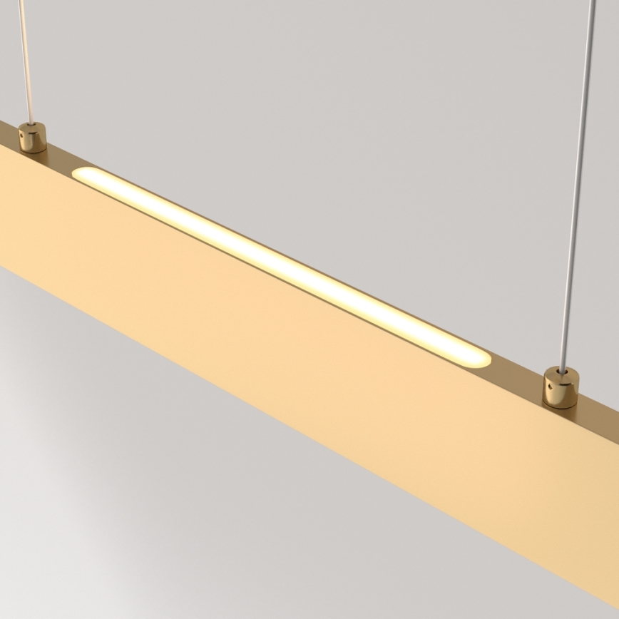 Maytoni P010PL-L23G3K - LED pendel STEP LED/23W/230V 3000K 91 cm guldfarvet