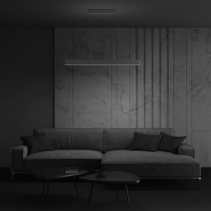 Maytoni P010PL-L30W4K - LED pendel STEP LED/30W/230V 4000K 118,5 cm hvid
