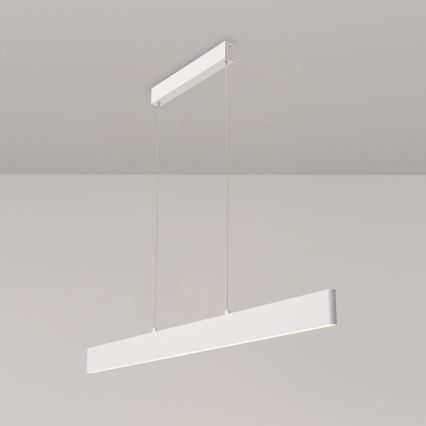 Maytoni P010PL-L30W4K - LED pendel STEP LED/30W/230V 4000K 118,5 cm hvid