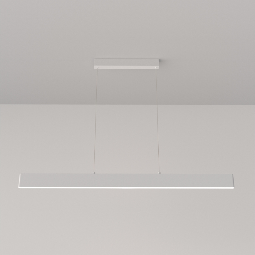 Maytoni P010PL-L30W4K - LED pendel STEP LED/30W/230V 4000K 118,5 cm hvid
