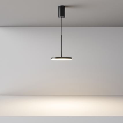 Maytoni P076PL-L12W3K-B - LED pendel PLATO LED/12W/230V 3000K sort