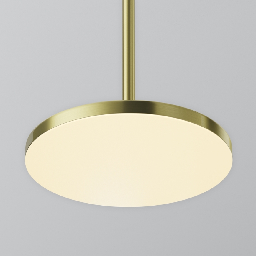 Maytoni P076PL-L12W3K-BS - LED pendel PLATO LED/12W/230V 3000K guldfarvet