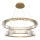Maytoni P097PL-L90G4K - LED pendel KRONE LED/90W/230V CRI 90 diameter 80,5 cm guldfarvet
