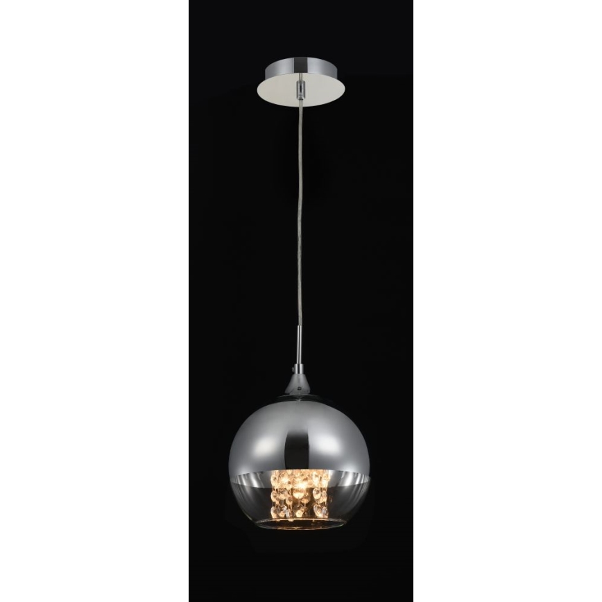 Maytoni P140-PL-110-1-N - Pendel FERMI 1xE27/60W/230V skinnende krom