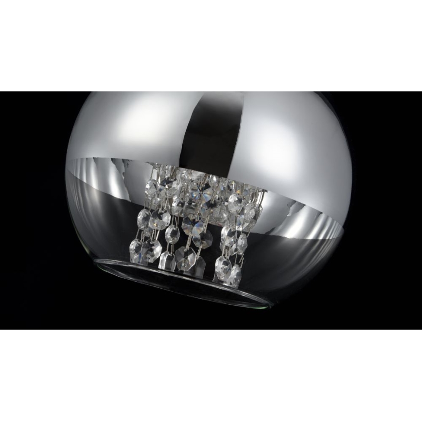 Maytoni P140-PL-110-1-N - Pendel FERMI 1xE27/60W/230V skinnende krom