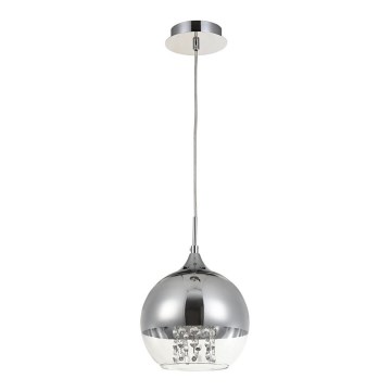 Maytoni P140-PL-110-1-N - Pendel FERMI 1xE27/60W/230V skinnende krom