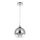 Maytoni P140-PL-110-1-N - Pendel FERMI 1xE27/60W/230V skinnende krom