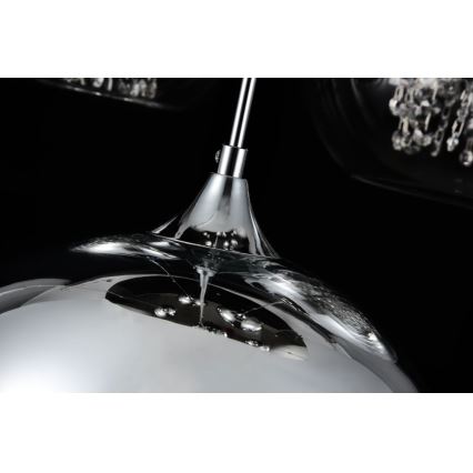 Maytoni P140-PL-170-5-N - Pendel FERMI 5xE27/60W/230V skinnende krom
