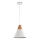 Maytoni P359-PL-01-W - Pendel BICONES 1xE27/60W/230V diameter 22 cm hvid/beige