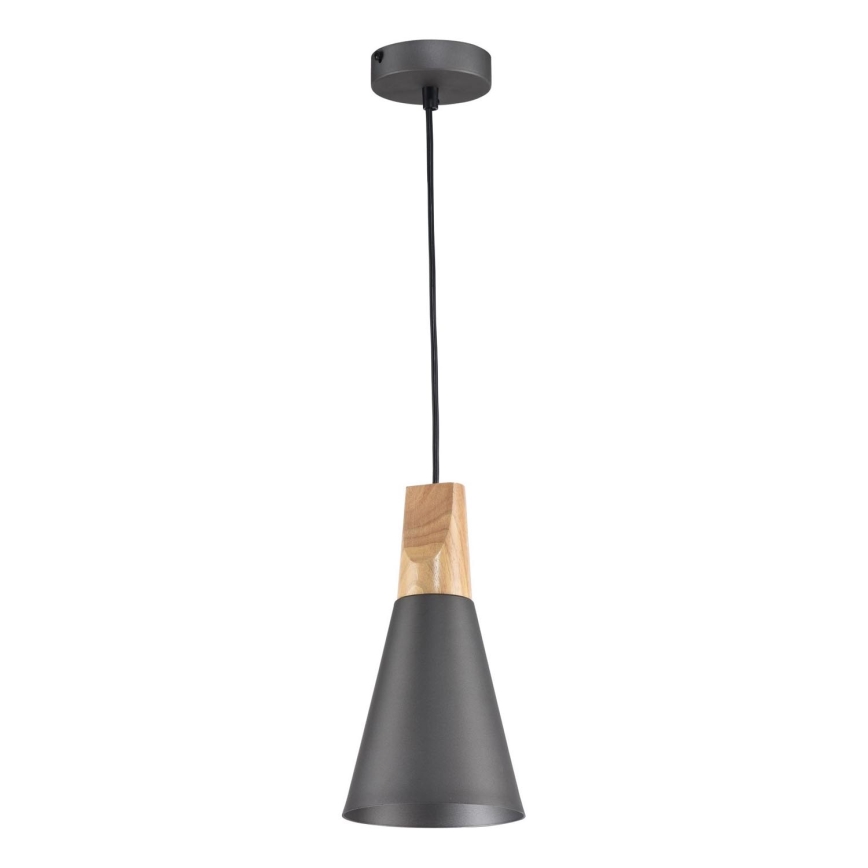 Maytoni P359-PL-140-C - Pendel BICONES 1xE27/60W/230V diameter 14 cm grå/beige