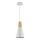 Maytoni P359-PL-140-W - Pendel BICONES 1xE27/60W/230V diameter 14 cm hvid/beige