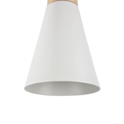 Maytoni P359-PL-140-W - Pendel BICONES 1xE27/60W/230V diameter 14 cm hvid/beige