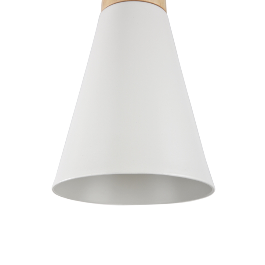 Maytoni P359-PL-140-W - Pendel BICONES 1xE27/60W/230V diameter 14 cm hvid/beige