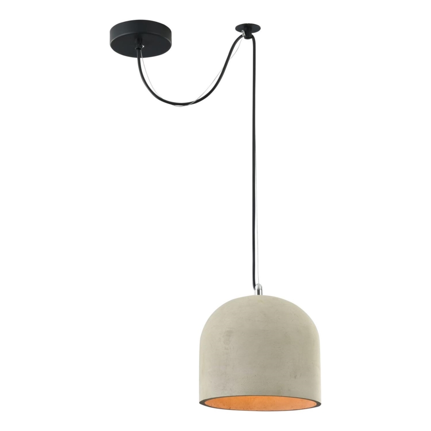 Maytoni T451-PL-01-GR - Pendel BRONI 1xE27/60W/230V diameter 20 cm grå