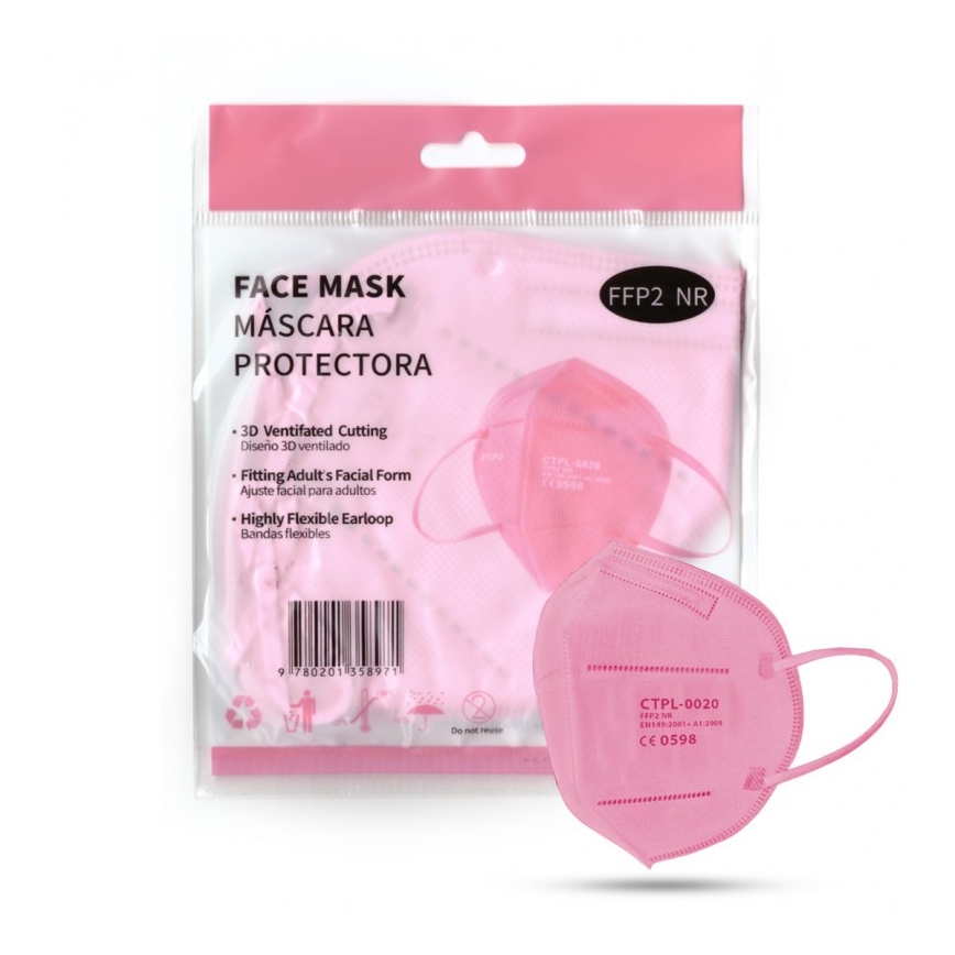 Media Sanex Mundbind FFP2 NR/KN95 pink 100 stk.