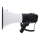 Megafon med ekstern mikrofon USB 25W/8xC hvid/sort