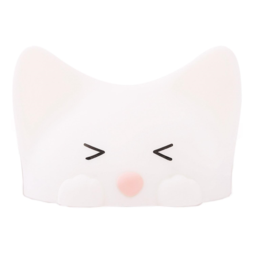 MegaLight - Genopladelig LED børnelampe m. RGB-farver og touch-funktion dæmpbar CATTY CAT LED/5V