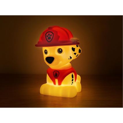 MegaLight - LED børnelampe dæmpbar genopladelig PAW PATROL MARSHALL LED/5V
