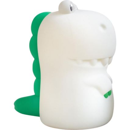 MegaLight - LED børnelampe m. RGB-farver genopladelig touch-funktion dæmpbar DIGGY DINO LED/5V