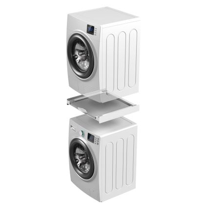 Meliconi 656114 - Stabelsæt til vaskemaskine og tørretumbler 70 cm, hvid