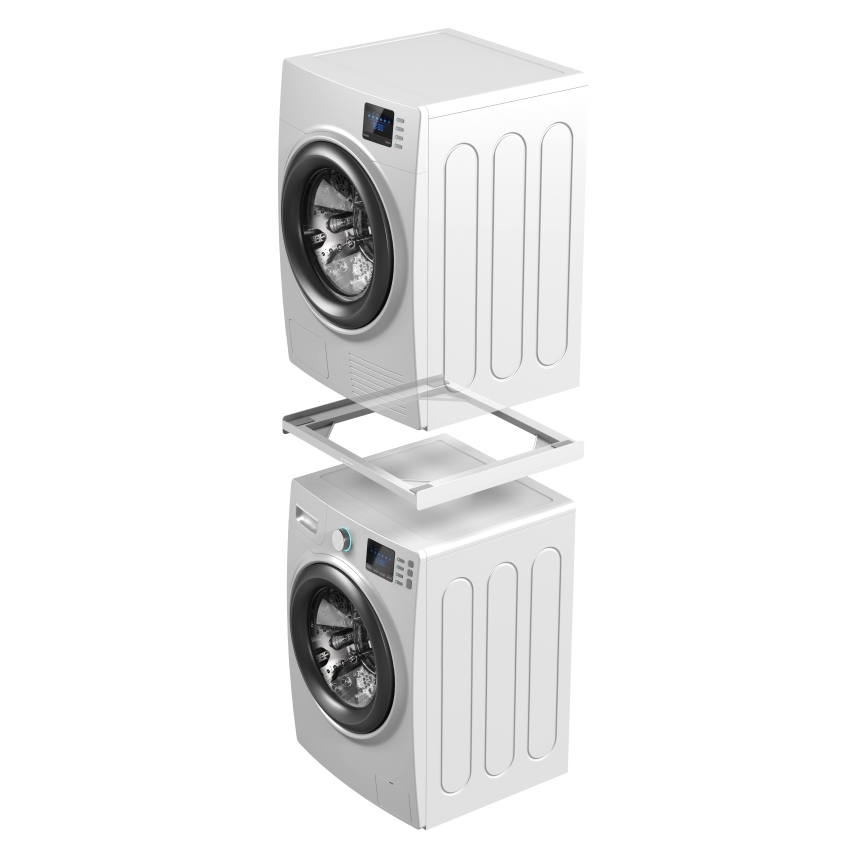 Meliconi 656115 - Mellemstykke til vaskemaskine og tørretumbler 70 cm hvid