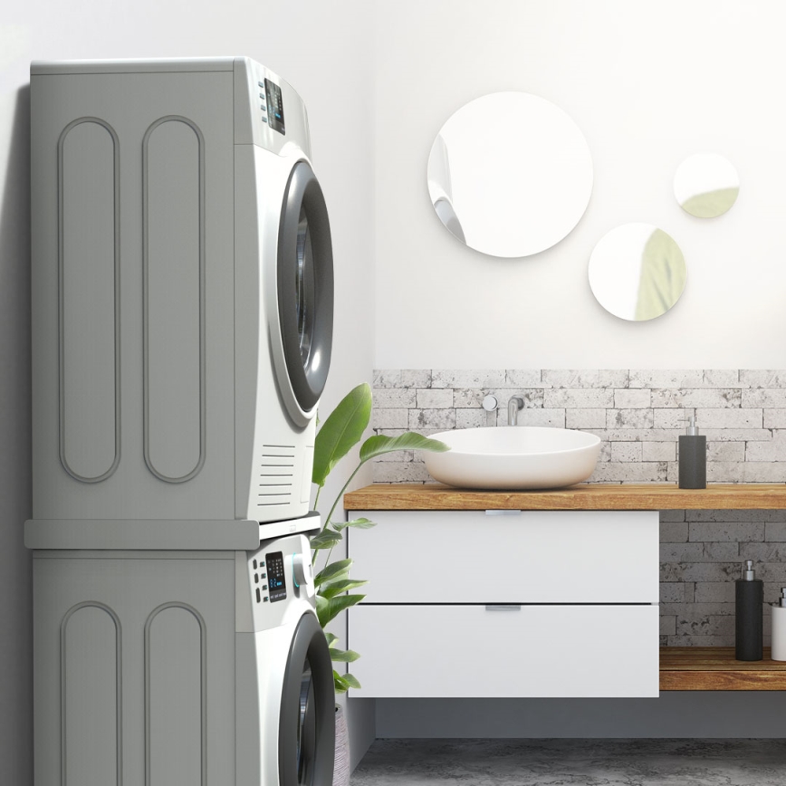 Meliconi 656116 - Mellemstykke til vaskemaskine og tørretumbler 46 cm hvid