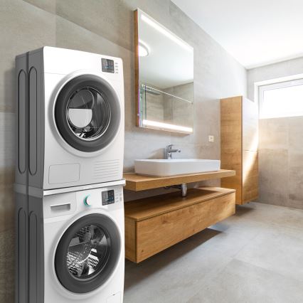 Meliconi 656116 - Mellemstykke til vaskemaskine og tørretumbler 46 cm hvid