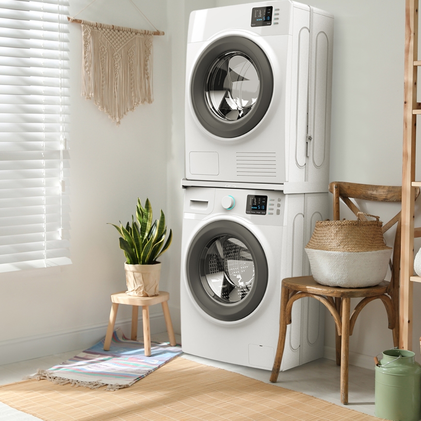 Meliconi 656116 - Mellemstykke til vaskemaskine og tørretumbler 46 cm hvid