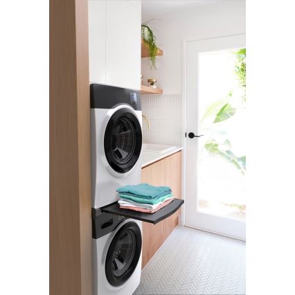 Meliconi 656136 - Sokkel med skuffe til vaskemaskine og tørretumbler, 60 cm, sort