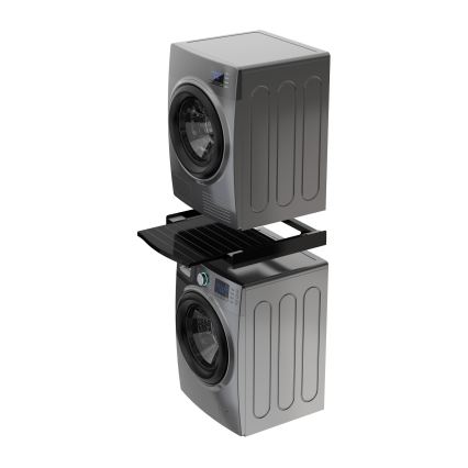 Meliconi 656136 - Sokkel med skuffe til vaskemaskine og tørretumbler, 60 cm, sort