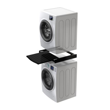 Meliconi 656136 - Sokkel med skuffe til vaskemaskine og tørretumbler, 60 cm, sort