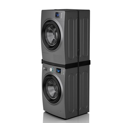 Meliconi 656138 - Mellemstykke til vaskemaskine og tørretumbler 70 cm, sort