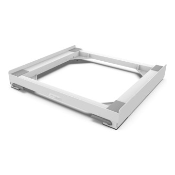 Meliconi 656146 - Antivibrationsmåtte til vaskemaskine med udtrækkelige hjul, 61 cm, hvid