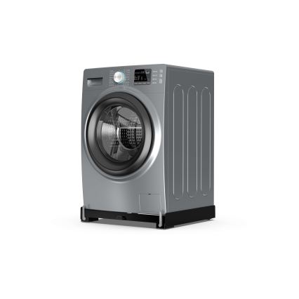 Meliconi 656168 - Antivibrationsmåtte til vaskemaskine med udtrækkelige hjul 47 cm sort