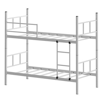 Metal køjeseng MAVEN 90 x 200 cm, hvid, maks. belastning 2 x 100 kg