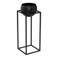 Metal plantekasse 81,3x29 cm sort